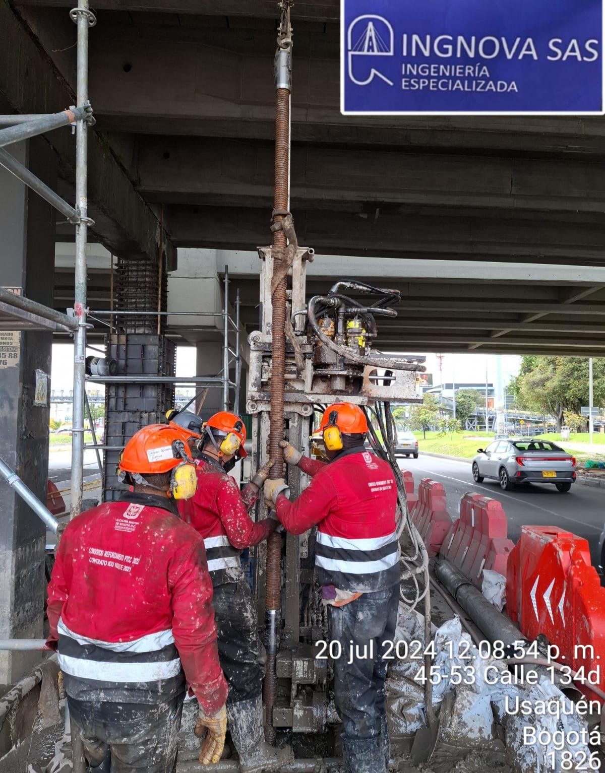 Micropilotes y Reforzamiento - Autopista Norte